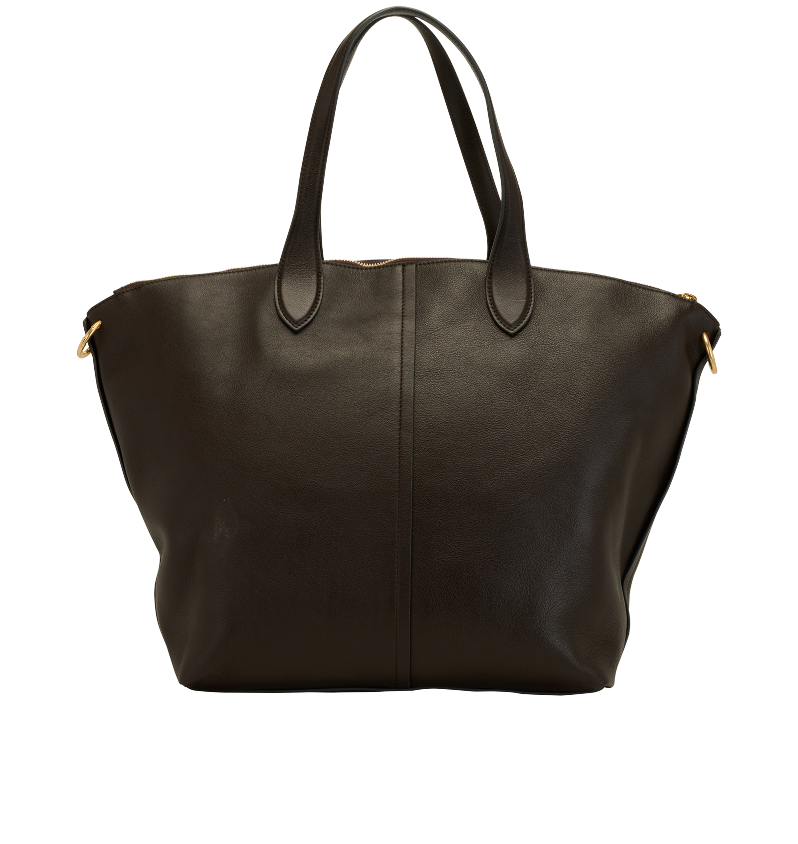 Very Slouchy Tote, &pound;220, Handbags, Brown, Leather, Back view
